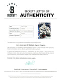 Jerry Jones Al Michaels Signed 8/21/1995 Gameday Magazine Damaged Beckett 55397