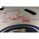 George Kittle Autographed San Francisco 49ers Pro Rave Helmet Beckett 49883