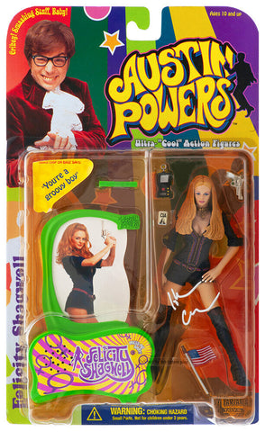 Heather Graham Signed Austin Powers Felicity 1999 Figure (Orange Bubble) -SS COA