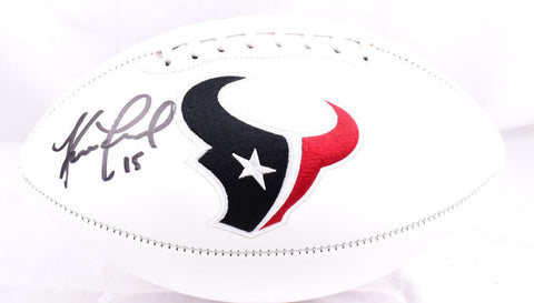 Ka'imi Fairbairn Autographed Houston Texans Logo Football-Beckett W Hologram