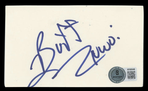 WWE Buff Bagwell Authentic Signed 3x5 Index Card Autographed BAS #BT03546