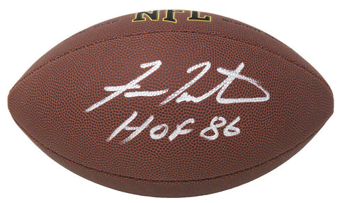 Fran Tarkenton Signed Wilson Super Grip Full Size NFL Football w/HOF'86