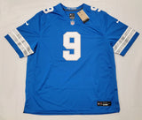 Jameson Williams Autographed Detroit Lions 2024 Nike Blue Game Jersey Beckett