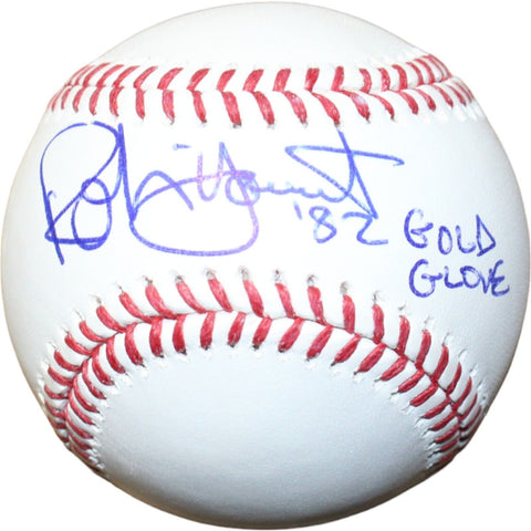 Robin Yount Signed Milwaukee Brewers OML Baseball 82 Gold Glove BAS 40749