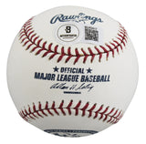 Yankees Don Larsen "PG 10.8.56" Signed PG 50th Anniversary Logo OML Baseball BAS