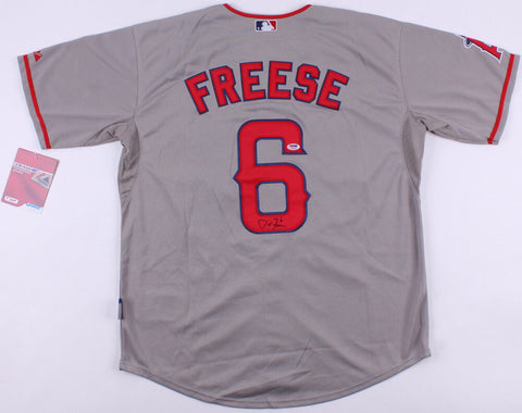 David Freese Signed Anaheim Angels Jersey (PSA COA) World Series MVP (2011)