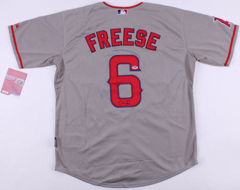 David Freese Signed Anaheim Angels Jersey (PSA COA) World Series MVP (2011)