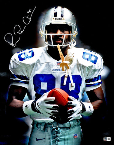 Michael Irvin Signed 16x20 Photo Dallas Cowboys Spotlight Beckett Wit