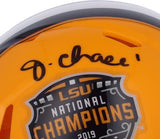 Autographed Ja'Marr Chase Mini Helmet Fanatics Authentic COA Item#10921158