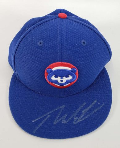 Theo Epstein Signed Chicago Cubs New Era Fitted Hat (JSA COA) 2016 World Series