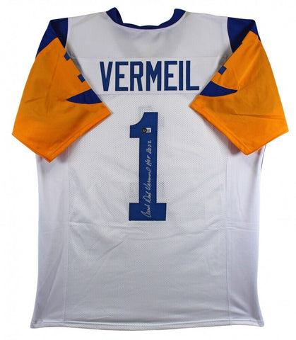 Dick Vermeil Signed Jersey Inscribed HOF 2022 (Beckett) Super Bowl St Louis Rams