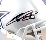CeeDee Lamb Autographed Dallas Cowboys F/S Speed Helmet - Fanatics *Black *thick