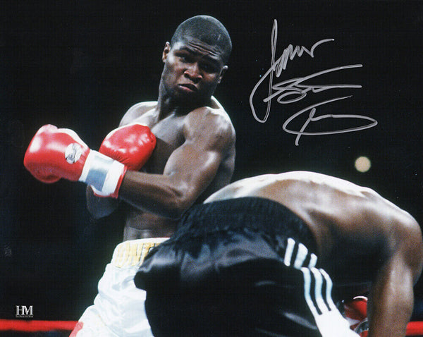 James Toney Signed Boxing 8x10 Photo w/Lights Out - (SCHWARTZ SPORTS COA)