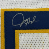 Framed Autographed/Signed Juwan Howard 33x42 Michigan White Jersey Beckett COA