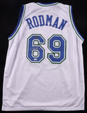 Dennis Rodman Signed Dallas Mavericks Jersey (JSA) The Jersey the NBA Banned