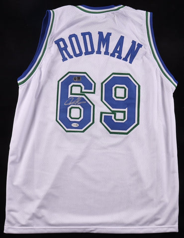 Dennis Rodman Signed Dallas Mavericks Jersey (JSA) The Jersey the NBA Banned