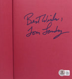 Tom Landry Autographed Book Dallas Cowboys "Best Wishes" Beckett BAS QR #BM37163