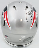 TOM BRADY AUTOGRAPHED PATRIOTS FULL SIZE AUTH SPEED HELMET FANATICS 202345