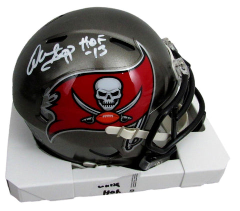 Warren Sapp HOF Autographed Mini Speed Football Helmet Buccaneers PROVA