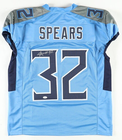 Tyjae Spears Signed Tennessee Titans Jersey (JSA) Ex-Tulane Running Back
