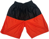 JON BONES JONES AUTOGRAPHED RED BOXING TRUNKS BECKETT BAS QR STOCK #200322