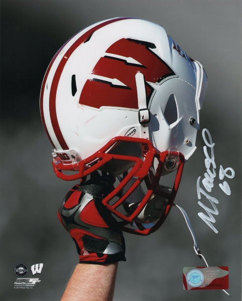 Packers SB XLV Champion MARK TAUSCHER Signed 8x10 WI BADGERS Photo #3 AUTO