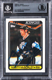 Kings Marty McSorley Authentic Signed 1990 Topps #392 Card BAS Slabbed