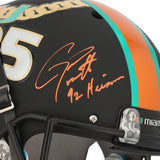 Autographed Gino Torretta Miami Helmet