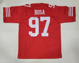 NICK BOSA AUTOGRAPHED SIGNED PRO STYLE XL CUSTOM JERSEY w/ BECKETT QR