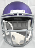 Justin Jefferson Autographed Vikings F/S Tribute Speed Helmet - Beckett W Holo