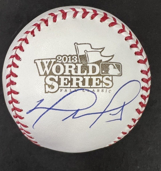 David Ortiz Red Sox Signed 2013 World Series Baseball Steiner Mlb Fanatics Auto