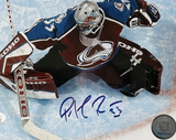 Patrick Roy Colorado Avalanche Autographed 8x10 Photo Deluxe Frame JSA COA