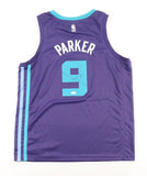 Tony Parker Signed Charlotte Hornets Jersey (JSA COA) 6xNBA All-Star 4xNBA Champ