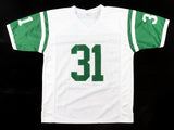 Aaron Glenn Signed New York Jets Jersey (Beckett) 3xPro Bowl Defensive Back