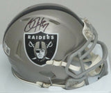 Raiders BO JACKSON Signed FLASH Speed Mini Helmet AUTO - Auburn - BAS