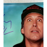 Chevy Chase Autographed Christmas Vacation 11x14 Photo DAMAGED Beckett WIT 58282