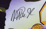 Lakers Magic Johnson Signed M&N HWC Portrait Jersey BAS Witnessed #WP68506