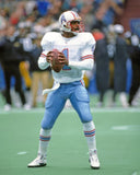 Warren Moon Signed Houston Oilers Mini Helmet (Schwartz) 9xPro Bowl Quarterback