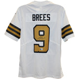 Drew Brees Autographed New Orleans Saints Jersey L White Nike Beckett WIT 58511