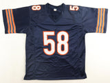 Wilber Marshall Signed Chicago Bears Jersey / Super Bowl XX Linebacker /Beckett