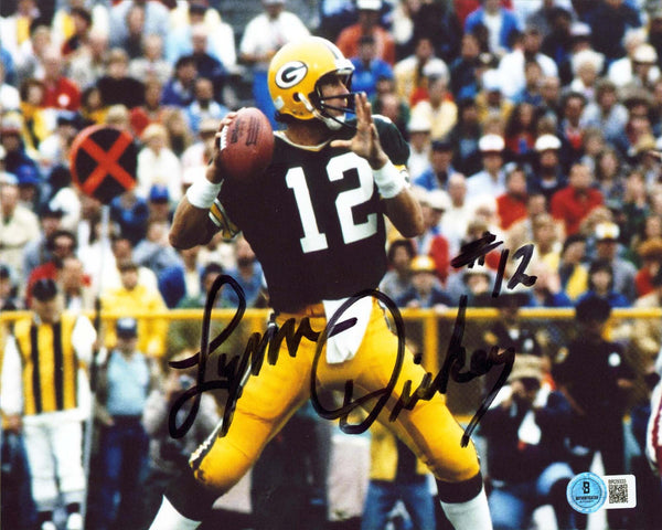 Packers Lynn Dickey Authentic Signed Horizontal Photo Autographed BAS 2