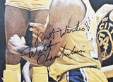Wilt Chamberlain Autographed Framed 24x36 SI Poster Gem 10 Auto PSA/DNA