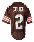 Tim Couch Cleveland Signed Brown Football Jersey PSA Hologram