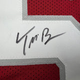 Framed Autographed/Signed Trey McBride 35x39 Arizona Red Jersey Beckett COA