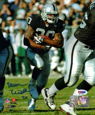 DARREN MCFADDEN AUTOGRAPHED SIGNED 8X10 PHOTO OAKLAND RAIDERS PSA/DNA 15097