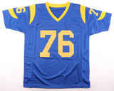 Orlando Pace Signed Los Angeles Rams Jersey (JSA) Hall of Fame / O-Line / OSU