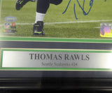 THOMAS RAWLS AUTOGRAPHED SIGNED FRAMED 8X10 PHOTO SEAHAWKS MCS HOLO 107788