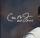 Cal Ripken Jr. Signed Baltimore Orioles Framed MLB Artwork with "HOF 2007"