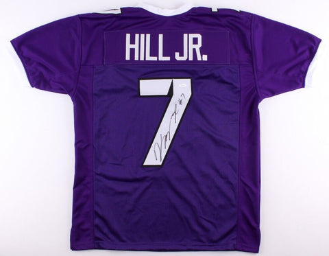 Kenny Hill Signed TCU Horned Frogs Jersey (JSA) 2012 H.S. Texas Player of Year