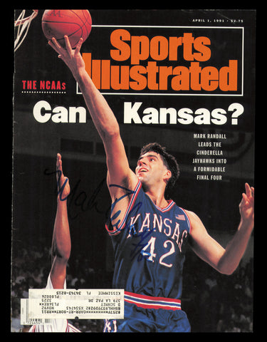 Mark Randall Autographed Signed Sports Illustrated Cover Kansas SKU #238016